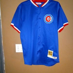 COPY - AUTHENTIC  MITCHELL AND NESS CUBS SANDBERG JERSEY    SIZE 54